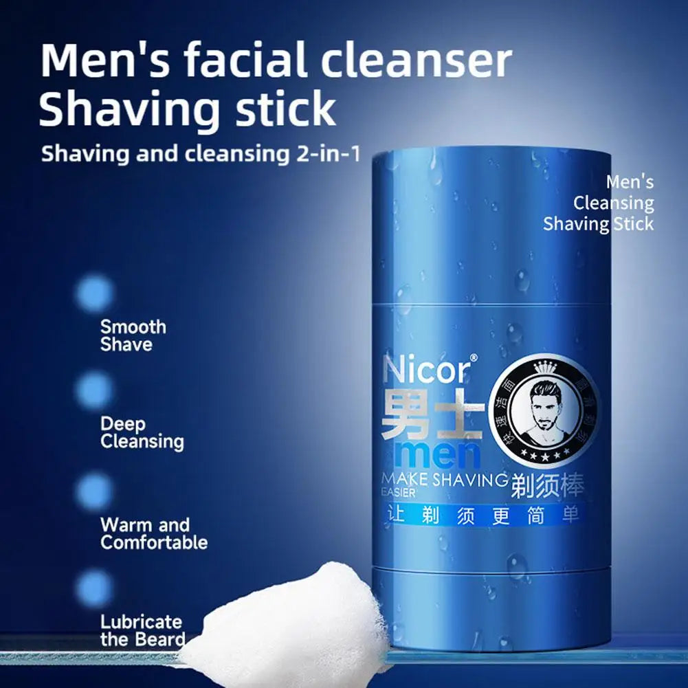 Mint Scent Men's Shaving Cream Foam Stick