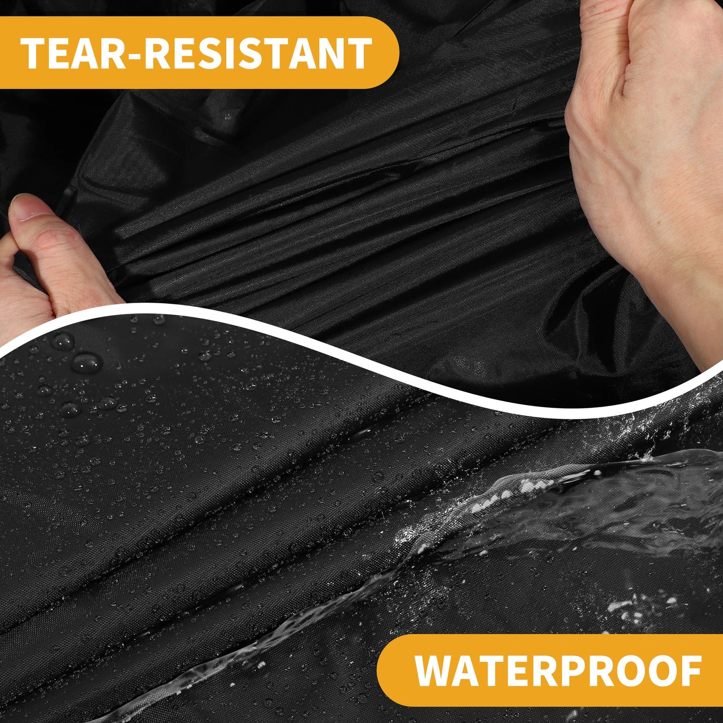 Uxcell Car Cover All Weather for Subaru Solterra Black 190T-Pu with Left Zipper