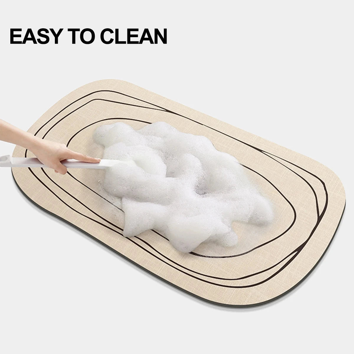 Bathroom Carpet Mat Bathroom Modern Diatomaceous Earth Bath Mat Soft and Comfortable Suitable for The Bathroom Floor  Mat