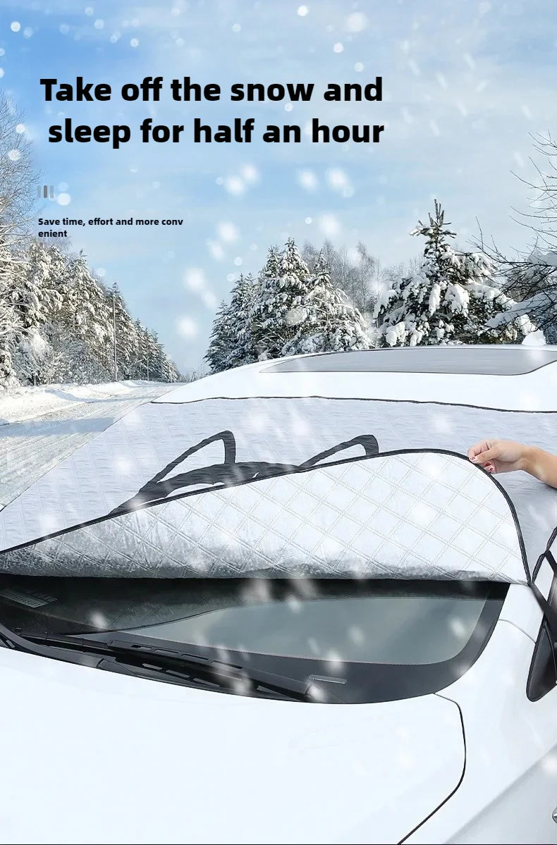 Car Sun Protection Thermal Insulation Sunshade Blocking Interior Windows Front Windshield Cover Frost Protection