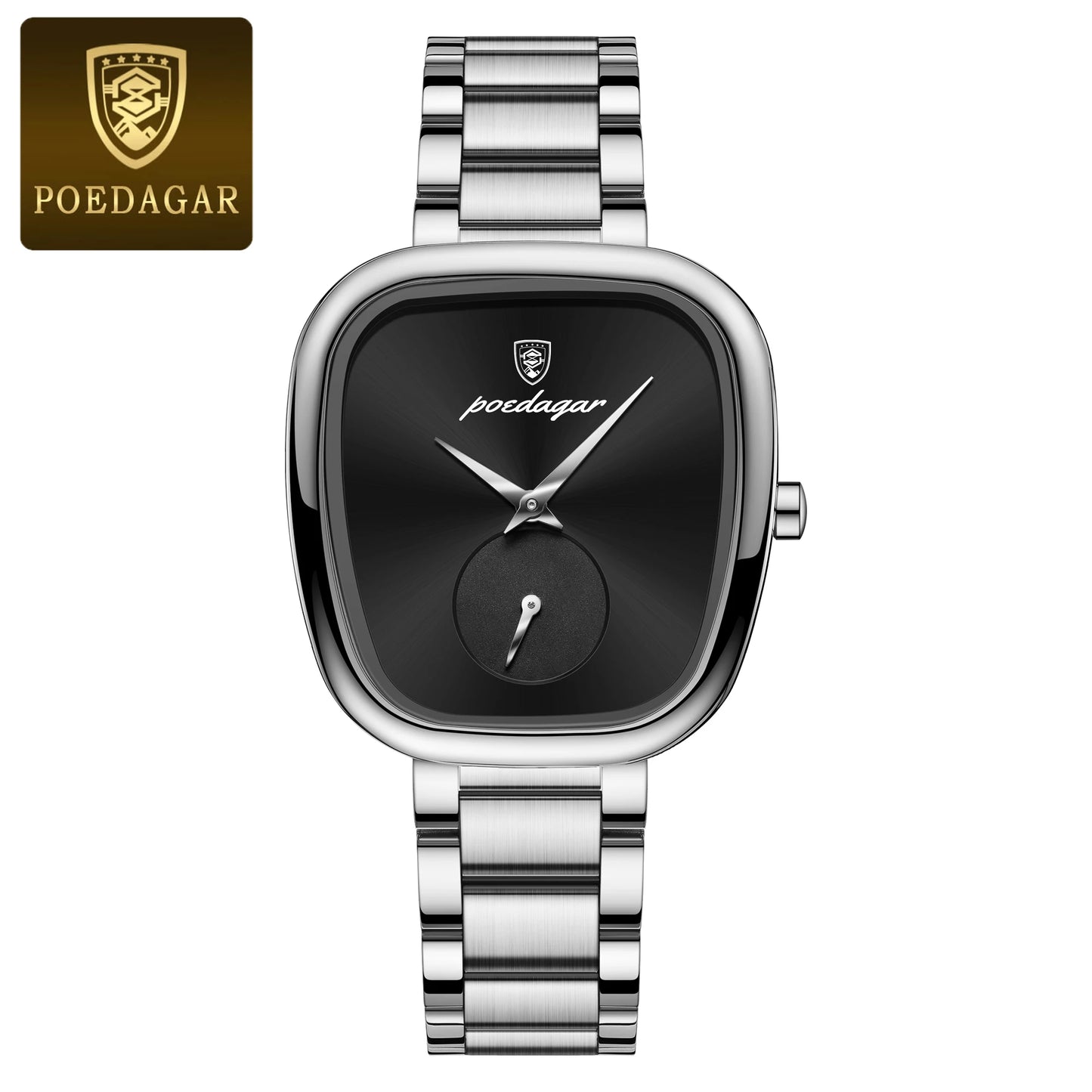 POEDAGAR Original Exquisite Ladies Wristwatch Stainless Steel Waterproof Quartz Watch For Woman Fashion Elegant Women's Watches