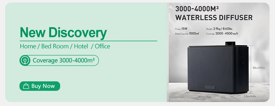 NAMSTE 3000M³ Smart  WIFI Bluetooth Control Aroma Diffuser HVAC Function Electric Aromatic 800ML Capacity