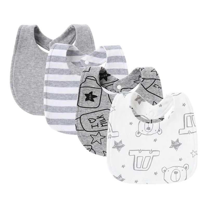 4Pc Baby Bibs