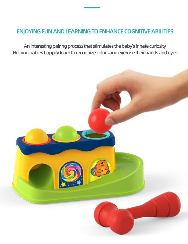 Children’s Interactive Ground Mouse Puzzle Toy – Tapping, Sound-Making, and Parent-Child Play