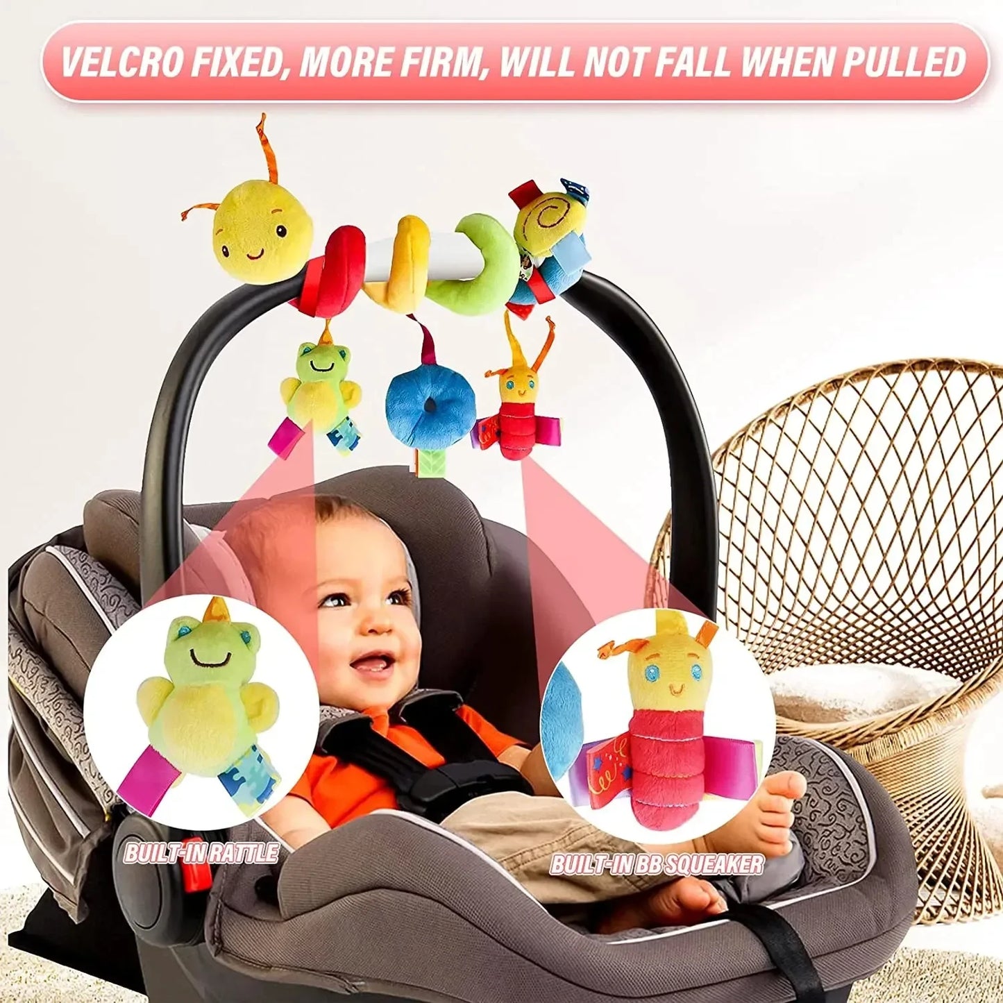 Baby Crib Hanging Rattles