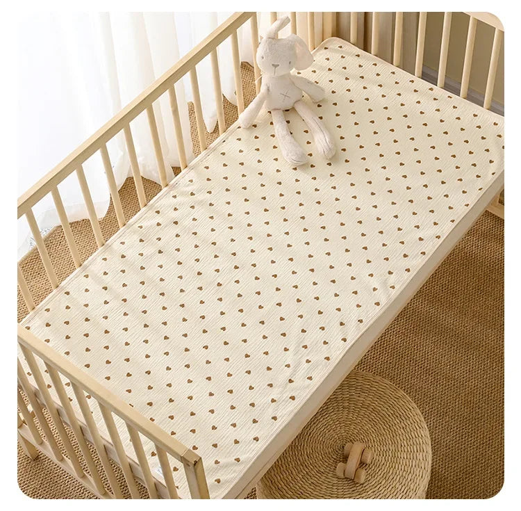 Reusable Baby Changing Mat Cover Baby Diaper Mattress Diaper for Newborn Cotton Waterproof Changing Pats Floor Play Mat