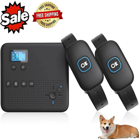 2 IN 1 Wireless Electronic Dog Fence System & Remote