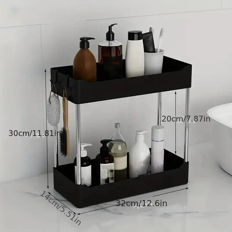 1Pc Kitchen Spice Storage Rack Multi-Functional Countertop Seasoning Storage Rack Household Multi-Layer Corner Shovel Kitchen