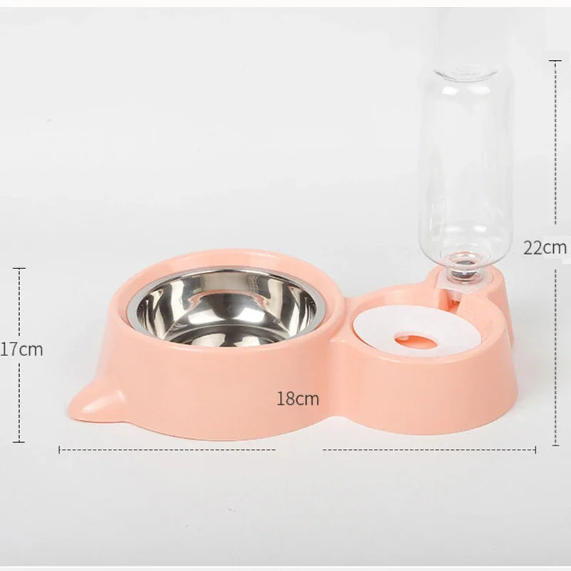 Automatic Silicone Water & Food Dispenser Bowls