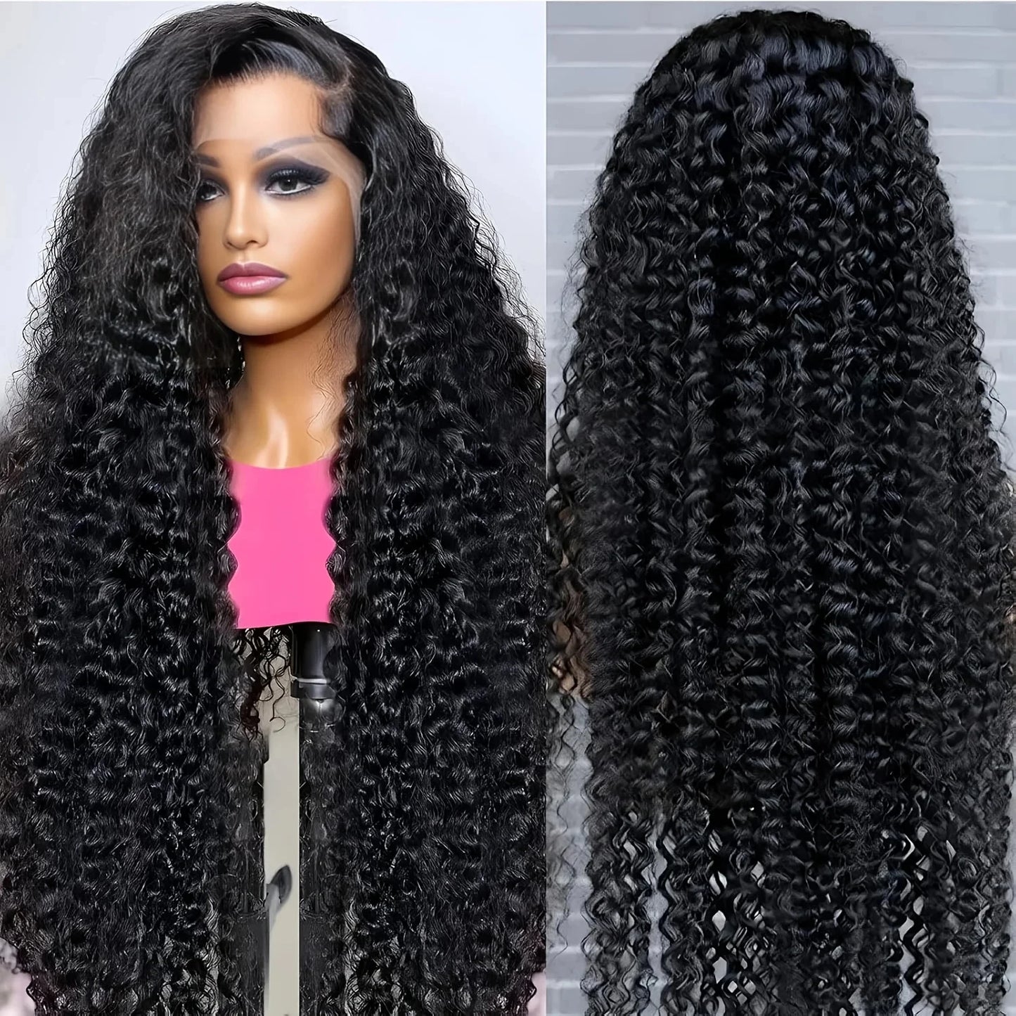 Nneka Deep Wave Frontal Wig 13x6 Hd Lace Water Wave Human Hair Wig Curly Wigs 13x4 Lace Front Wig Human Hair Brazilian Hair