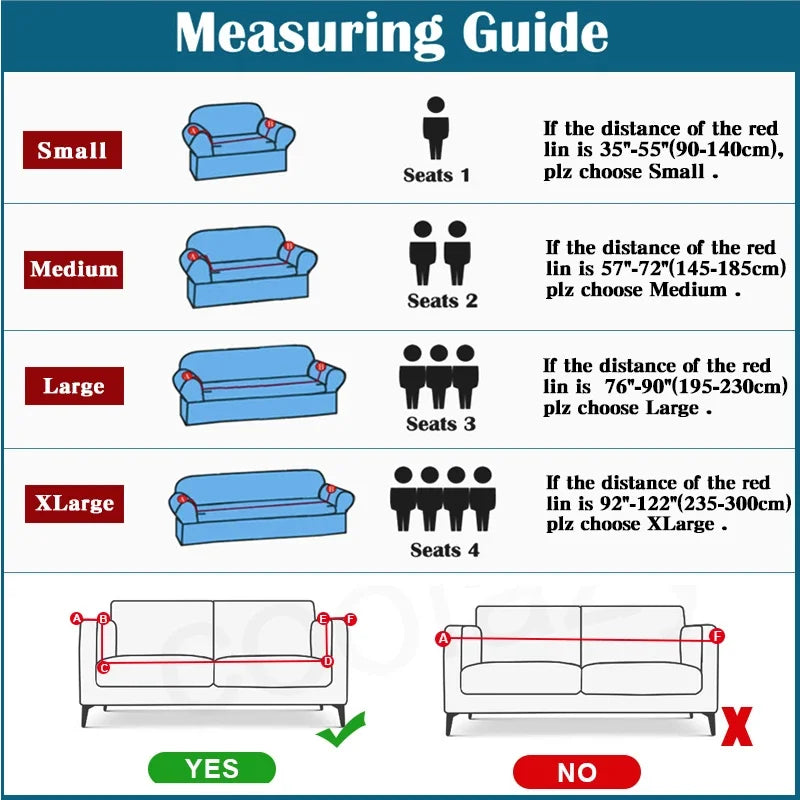 Stretch Elastic Sofa Slip Cover