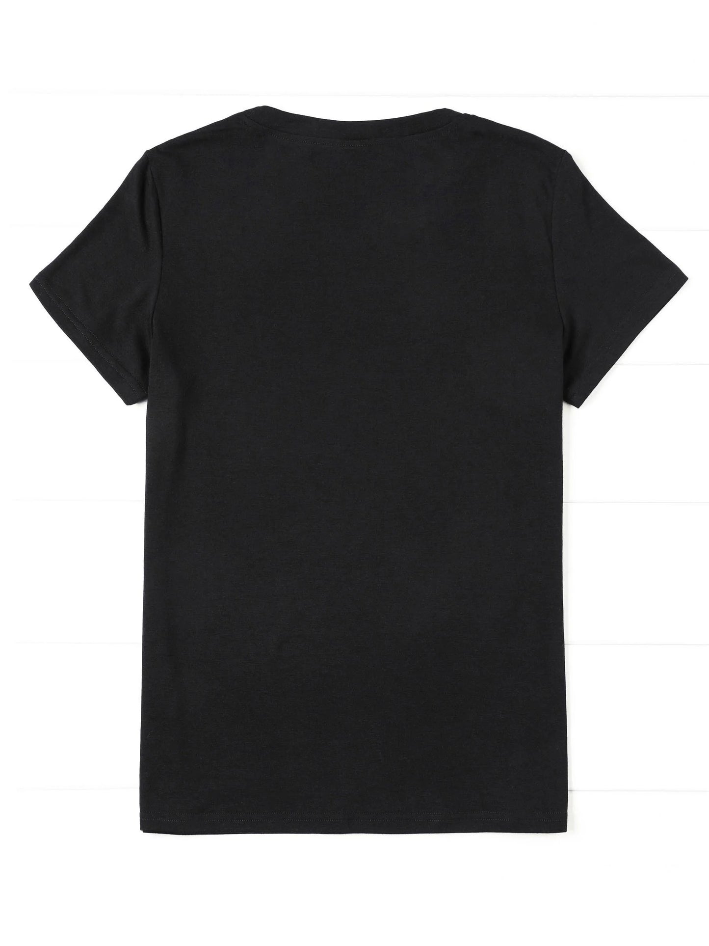 "Battery Life of a Teacher" Graphic T-Shirt for Women - Regular Length Polyester Material Knit Fabric Casual Style All Seasons