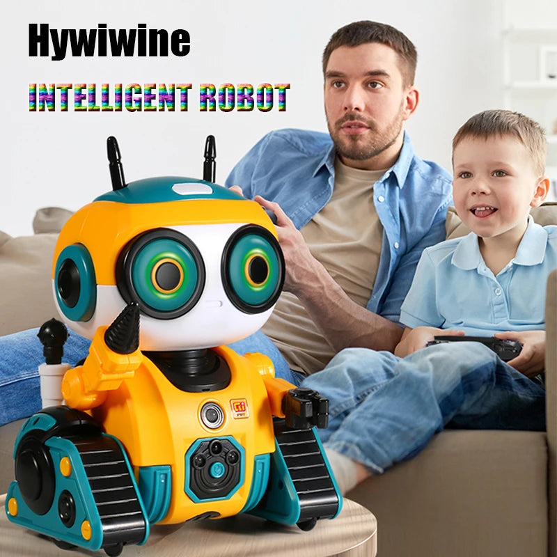 Smart Robot Interactive Toy – 2.4G Remote Control, Music-Sensing and Intelligent Induction for Kids