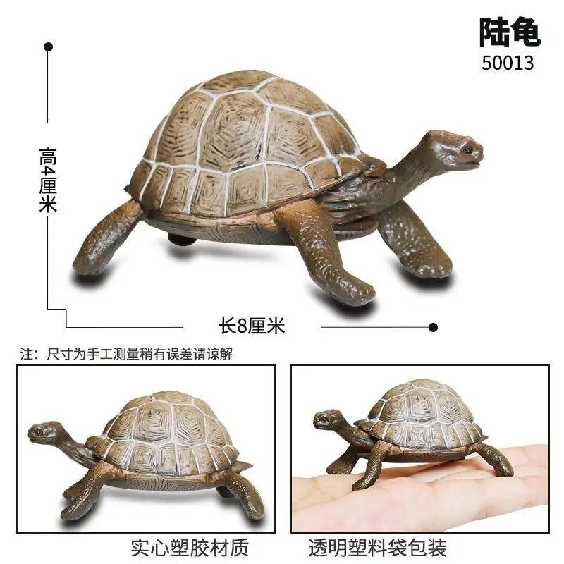 Realistic Plastic Animal Models Toys for Boys Tiger Panda Turtle Scorpion Educational Cognitive Playthings Static Dolls