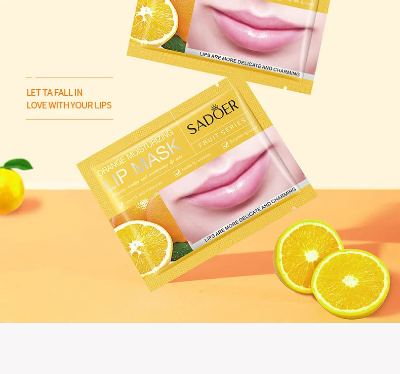 30pcs Fruits Lip Mask Moisturising Patches