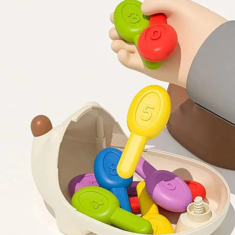 Montessori Baby Hedgehog Toy – Sensory and Fine Motor Educational Toy for Kids