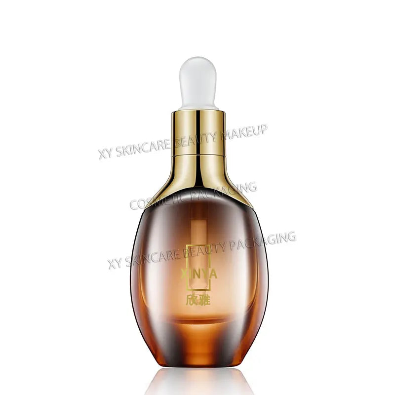 wholesale flat 10pcs dropper bottles refillable glass bottles cosmetics packaging and container serum essential oil bottles