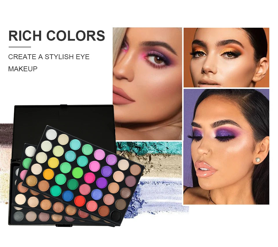 POPFEEL 120 Colors Eyeshadow Palette