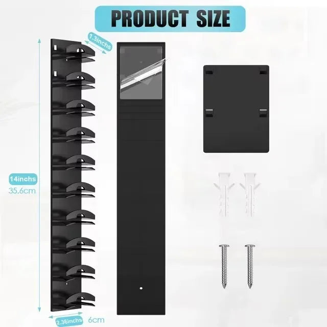10 Grids Wall Mounted Cap Rack Hat Holder