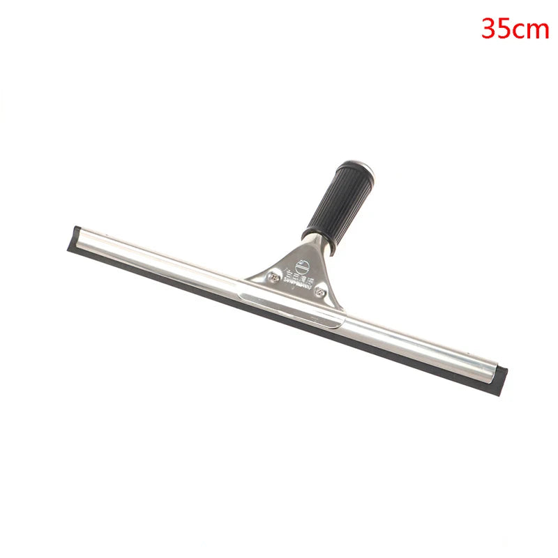 Household Glass Wiper Cleaning Bathroom Mirror Cleaner With Silicone Blade Hook Car Shower Squeegee Window Scraper