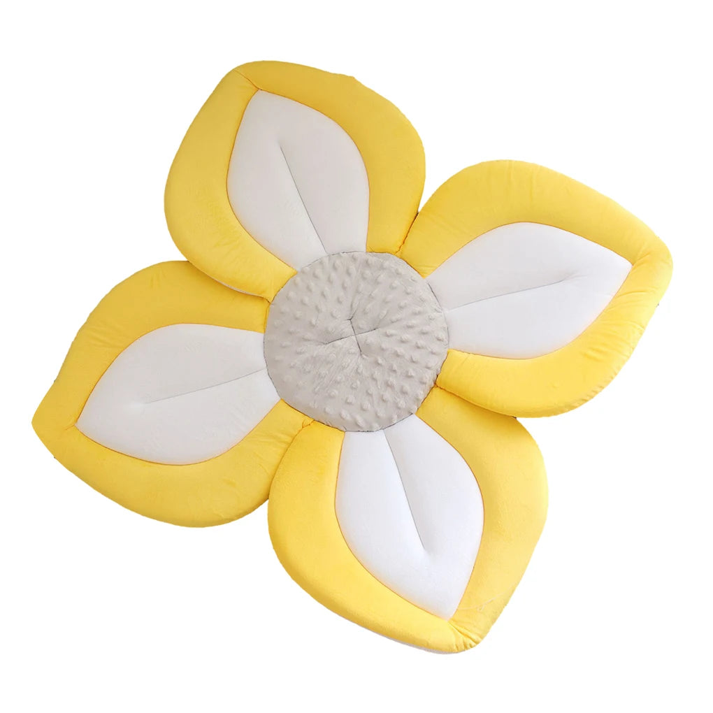 Blooming Bath Lotus Baby Bath Seat For Babys Bathing Comfort Baby Sink Bathtub Mat Not Easily Deformed Cushion Safe Flower Seat