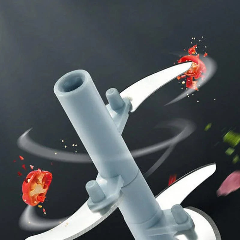 900/500ML Garlic Chopper Manual Rotate Vegetable Cutter Choppers Slicer Fruit Garlic Crusher Kitchen Gadget Blenders Meat Grinder