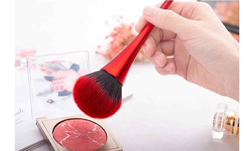 Rose Gold Professional Powder Blush Brush