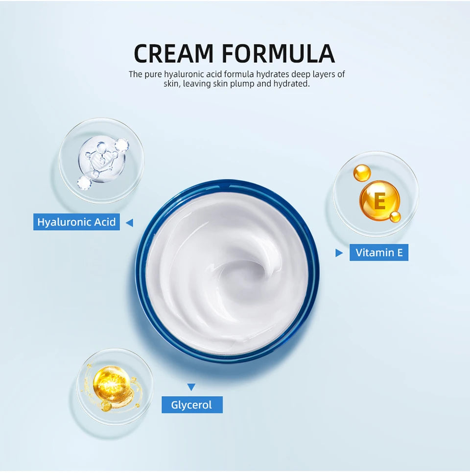 Hyaluronic Acid Gel Cream Hydrating Face Moisturiser