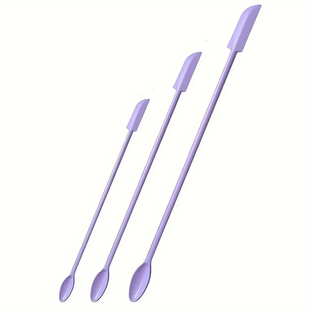 3Pc Silicone Scraper Makeup Brushes Set