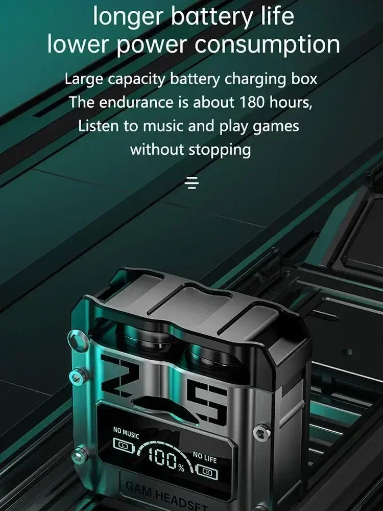 New Original M25 Bluetooth 5.3 TWS Wireless Headphones with LED Display Stereo Headset Touch Control Earbuds Noise Reduction