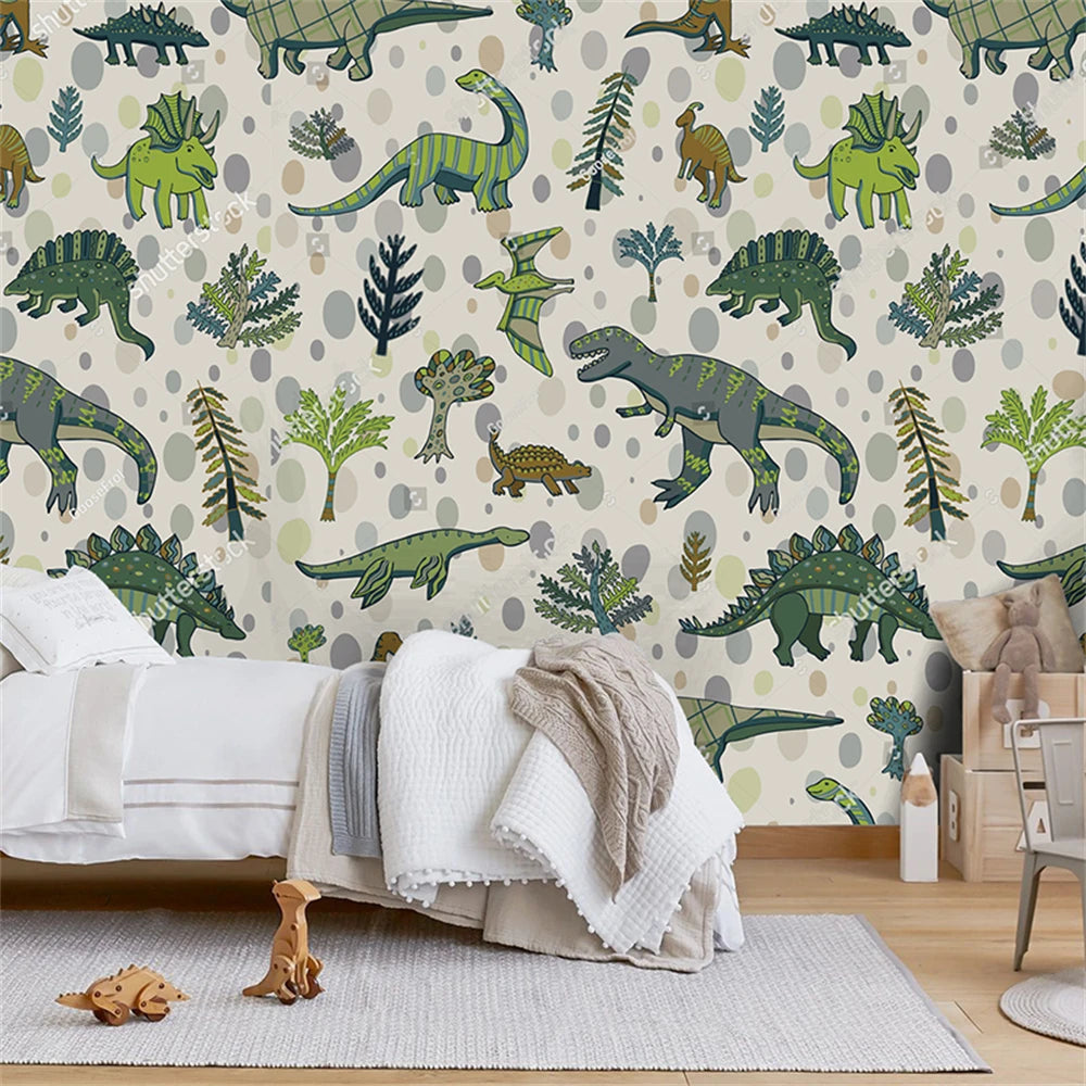 Little Dinosaur Cartoon Wallpaper