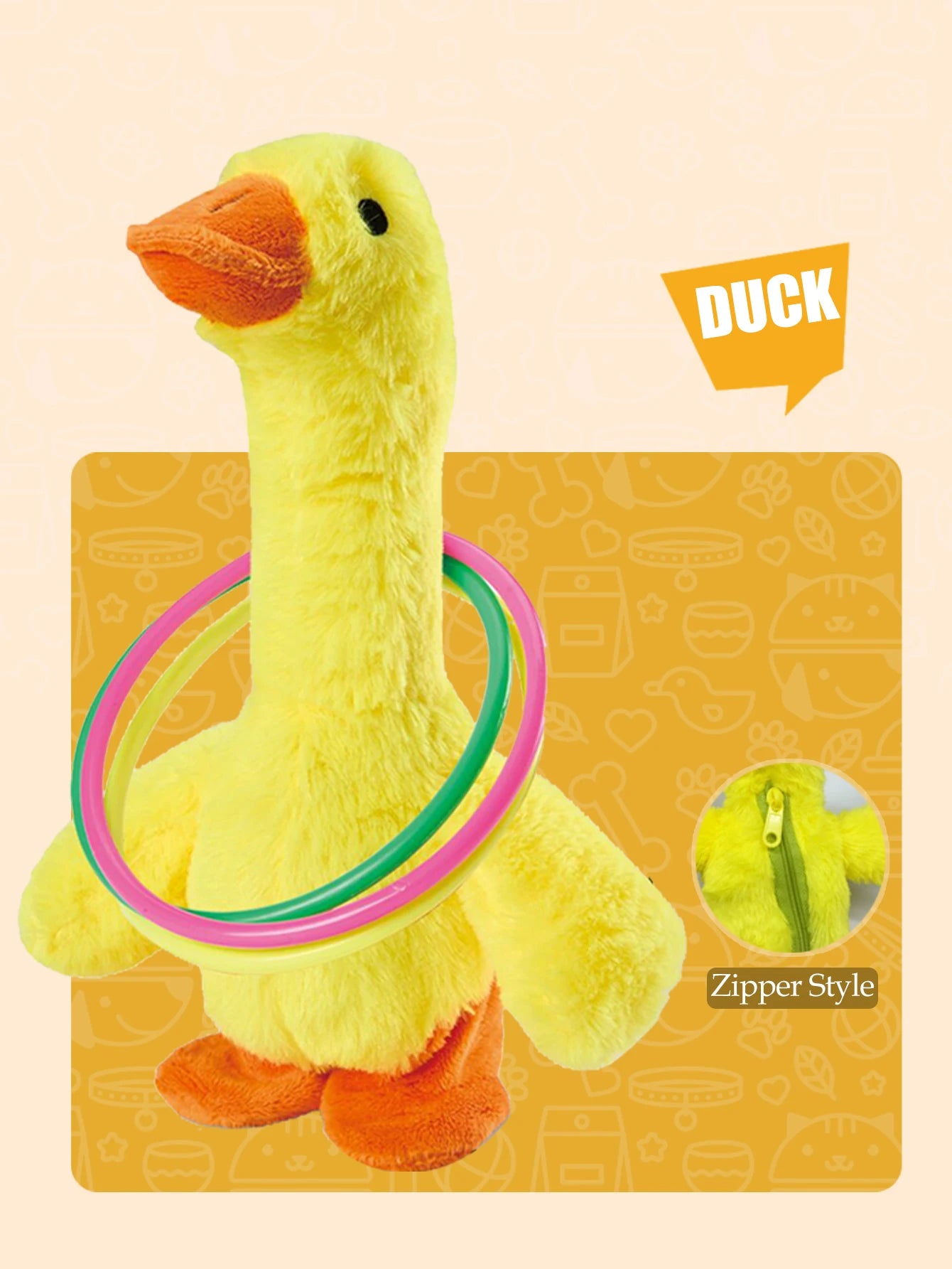 Electric Plush Toys, Talking Repeat Dancing Walking Duck Panda Rabbit Dog Sheep, Early Education Toy Gifts for Kids