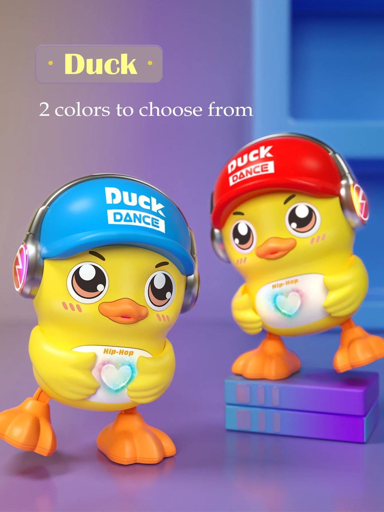 Cute Animals Electronic Toy, Owl Duck Pet with Music Light Dancing Adjustable Volume Moving Robot Mode for Children