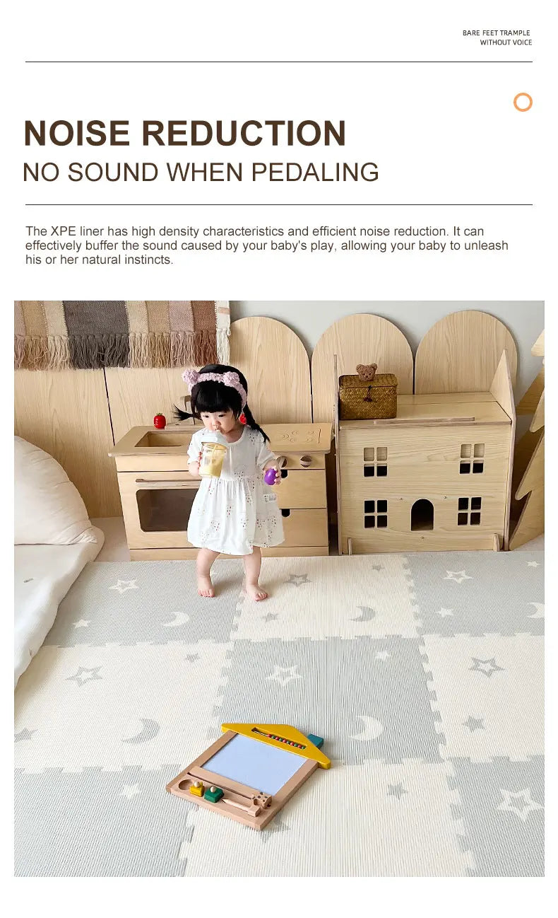 Baby Play Mat 60x60x2CM Activities Mat For Baby PE Foam Children's Puzzle Carpet In Children's Room Ins Wind Kids Pad 2CM Thick