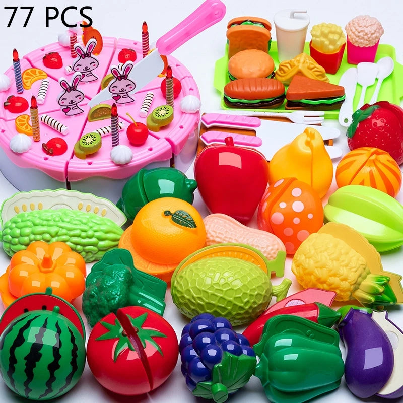 DIY Fruit Cutting  Fruits And Vegetables Toys