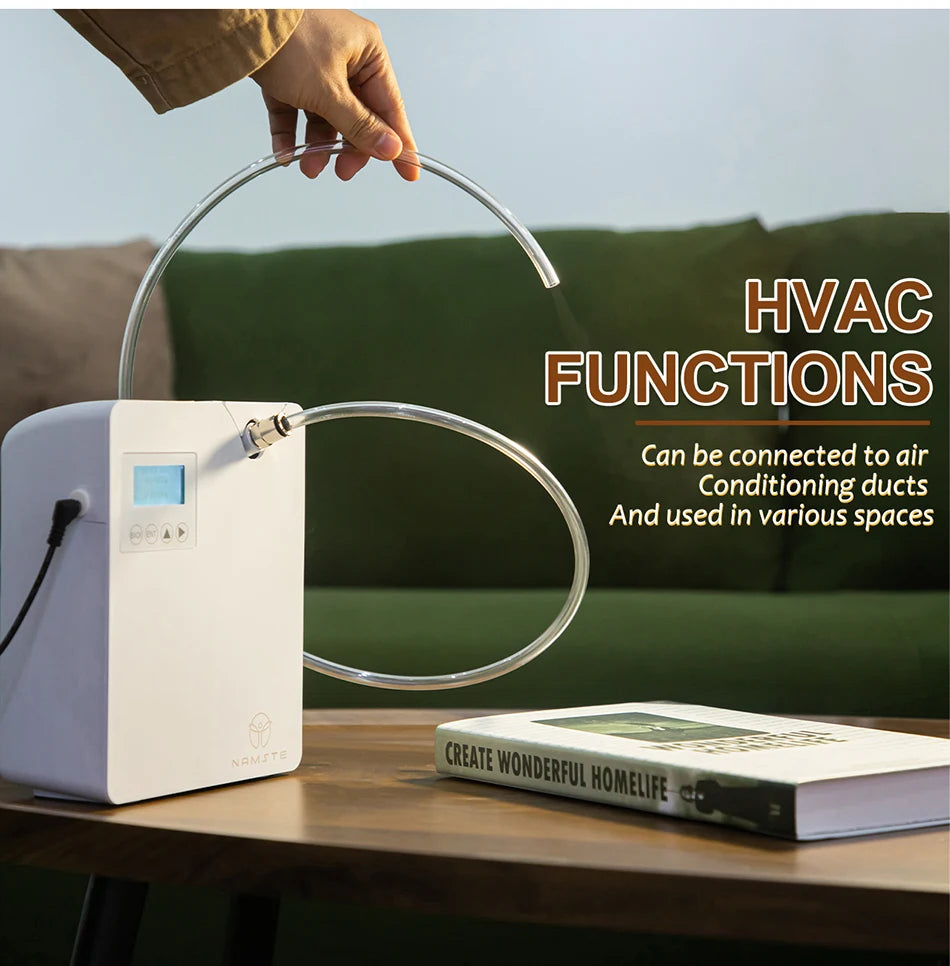 NAMSTE Scent Air Machine Home Essential Oil Diffuser With Smart Technology Bluetooth WiFi Aromatherapy Air Fresheners Sprayer