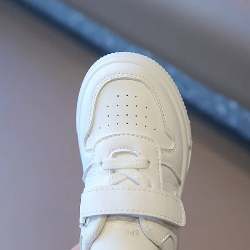 Baby Kid's Spring Autumn New Small White Shoes Tenis Sneakers Children Soft Sole Anti Slip Sneaker Toddler Casual Sport Shoes