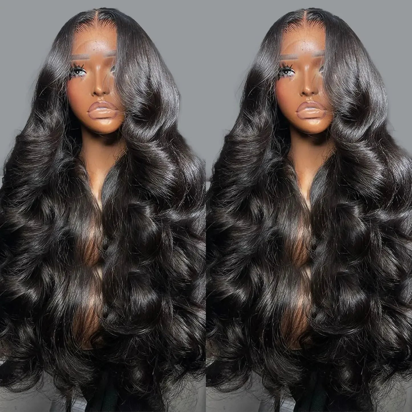 Varlea 200% Density 40 Inch Body Wave Human Hair Loose Body Wave Lace Front Wig 13x6 13x4 Hd Lace Frontal Wigs Black For Women
