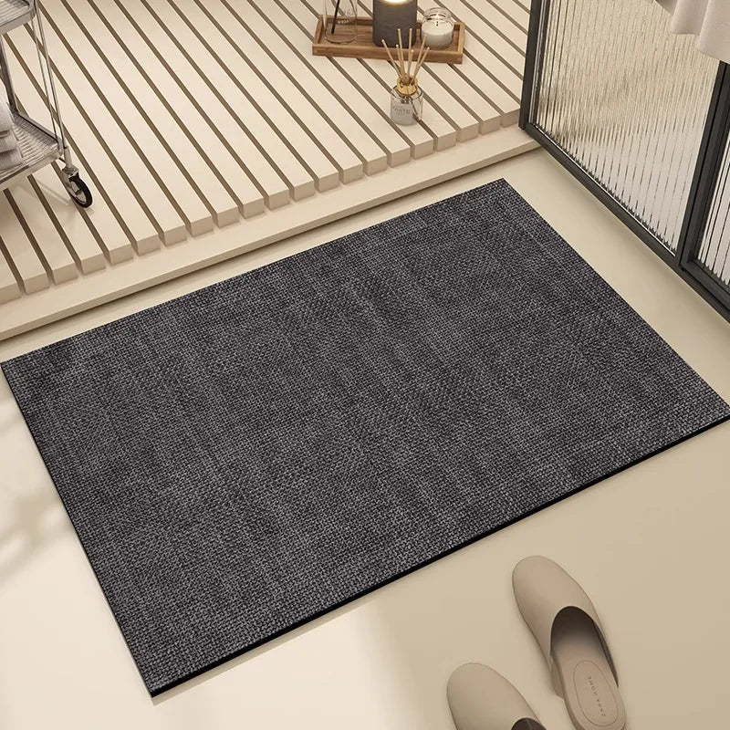 Bathroom Mat Absorbent Floor Mats Bath Carpet Soft Diatom Mud Non-slip Rug Toilet Doormat Entrance Door Tappeto Bagno Alfombra