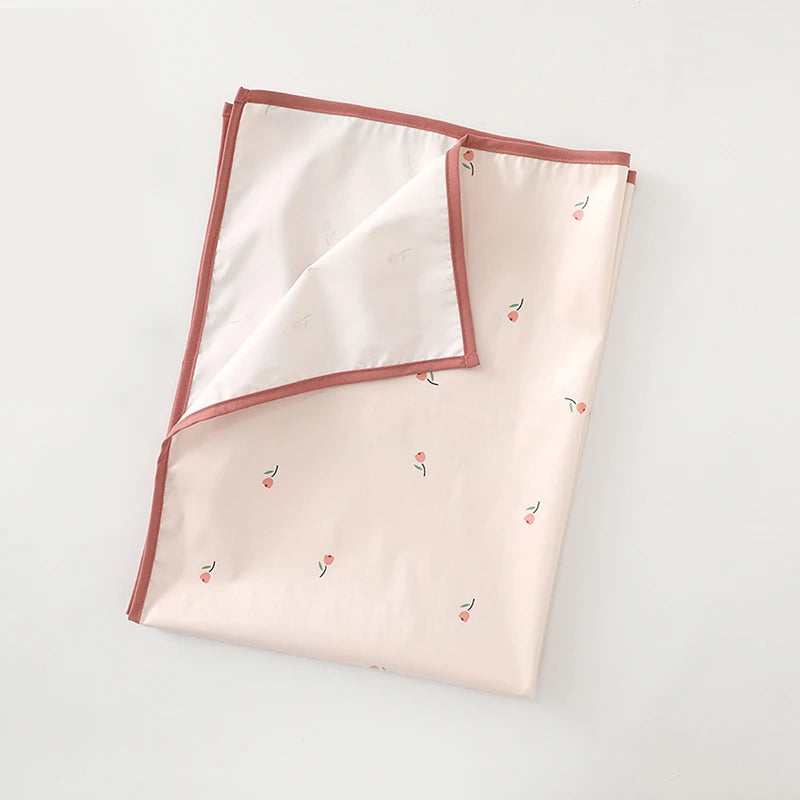 Baby Nappy Mat Soft PU Waterproof Leak Proof Washable Newborn Urine Pad 90x70cm Changing Pad Liners Reusable Picnic Travel Mats
