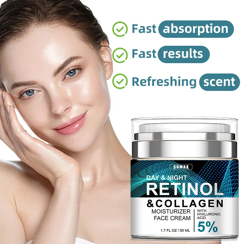 50ML Retinol Anti Aging Face Cream Moisturizing Wrinkle Remover
