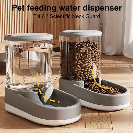 3 Automatic Refill 8L Pet Water & Feeder Dispenser
