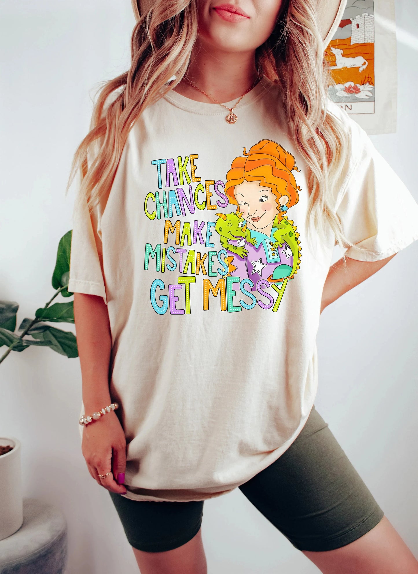 Ake Chances Make Mistakes Get Messy Shirt Miss Frizzle Shirt Back To School Shirt Magic School Bus Shirt Teacher Shirt