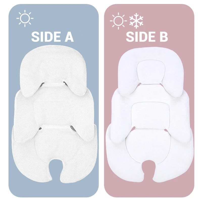 Baby Stroller Seat Pad  Multifunctional Universal Double Sided Baby Car Seat Cushion Kids Cart Mattress Mat Stroller Accessories