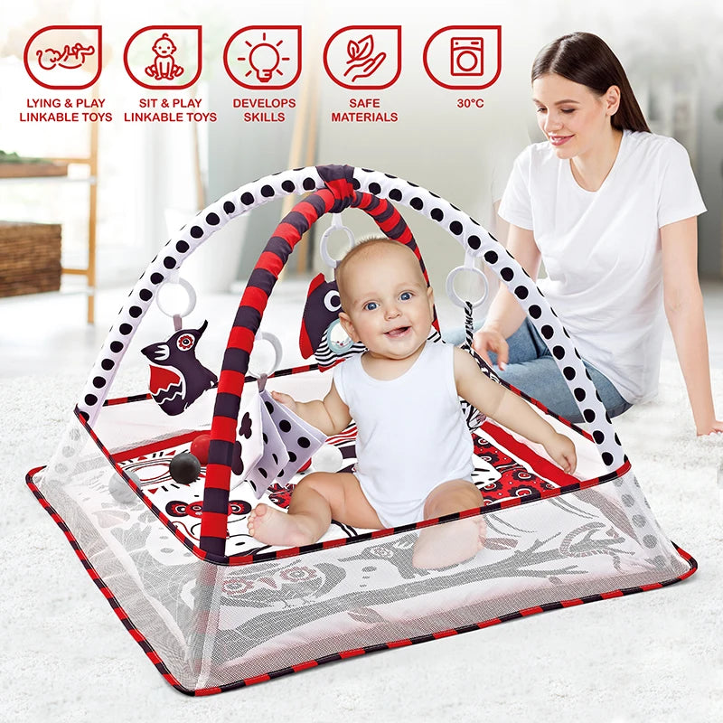 Baby Early Education Toys Mat Infant Fitness Gym Activity Center Play Mat Cognitive Development Puzzle Newborn Toys Ideal Gift