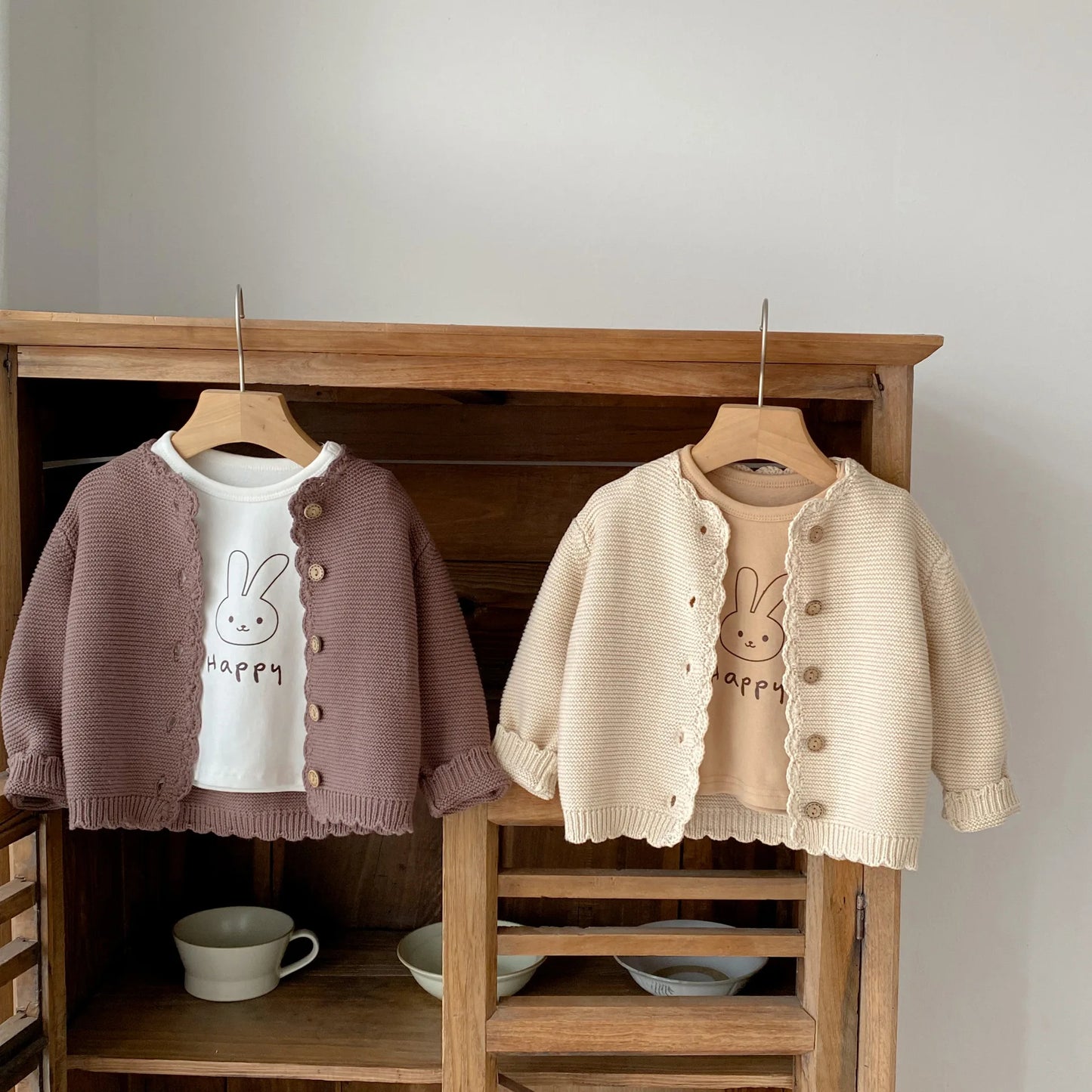 2025 Autumn New Baby Long Sleeve Sweater Coat Boys Girls O-neck Cardigan Jacket Infant Toddler Solid Versatile Knitted Clothes
