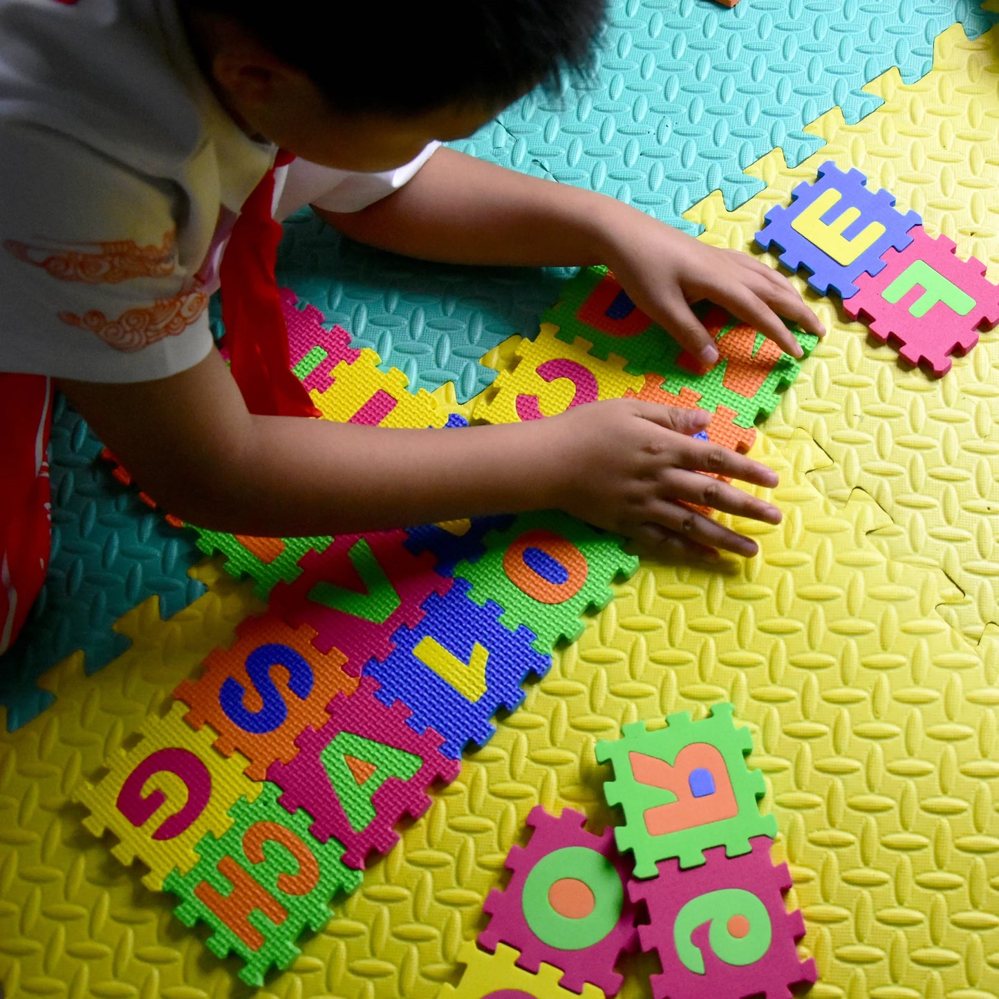 Play Mats 36pcs 9cm Number Alphabet Puzzle Foam Maths Educational Toy Gift Floor Soft Cushion Carpet Baby Crawl Mat Jigsaw Toys