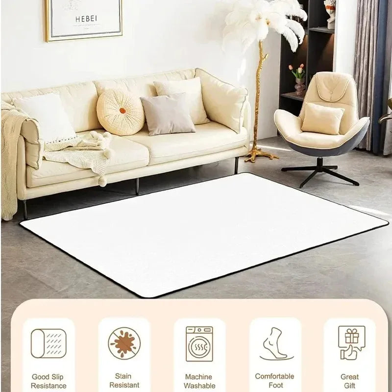 Kids City Road Play Mat Rug Soft Non-Slip Educational Town Traffic Carpet Fun City Map Design Children's Playroom Floor Mat