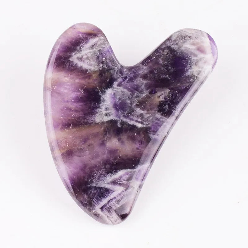 Crystal Jade Face Massager Stone Facial Massage Skincare Tool