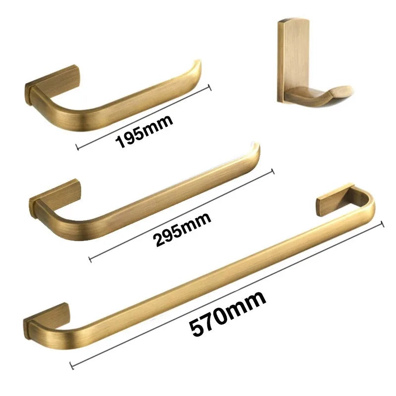 Bathroom Hardware Antique Bronze Towel Rail Bar,Towel Rack, Paper Holder,Toilet Brush,Towel Hanger,Robe Hook Bathroom Accessory